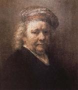 Francisco Goya Rembrandt Van Rijn,Self-Portrait oil painting artist
